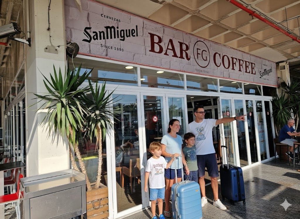 treffpunkt flughafen palma parkhaus bar coffee kindersitz
